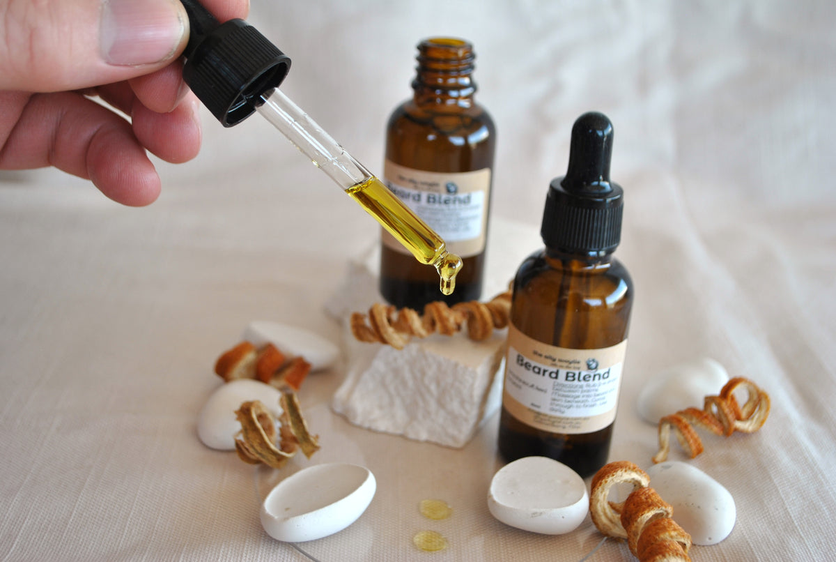 Beard Blend botanical beard oil by The Oily Woylie.