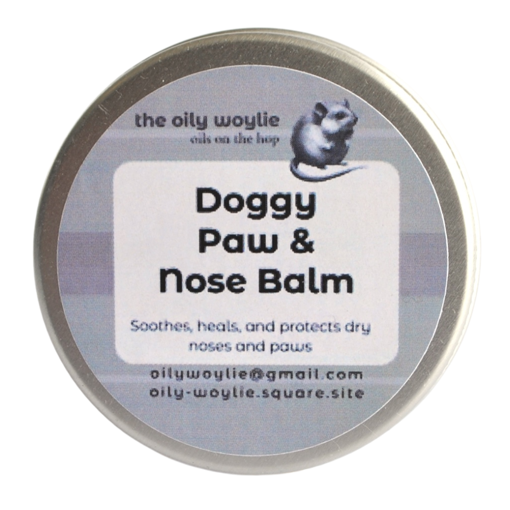 Protective balm for pets’ paws and noses to moisturise and heal dryness.