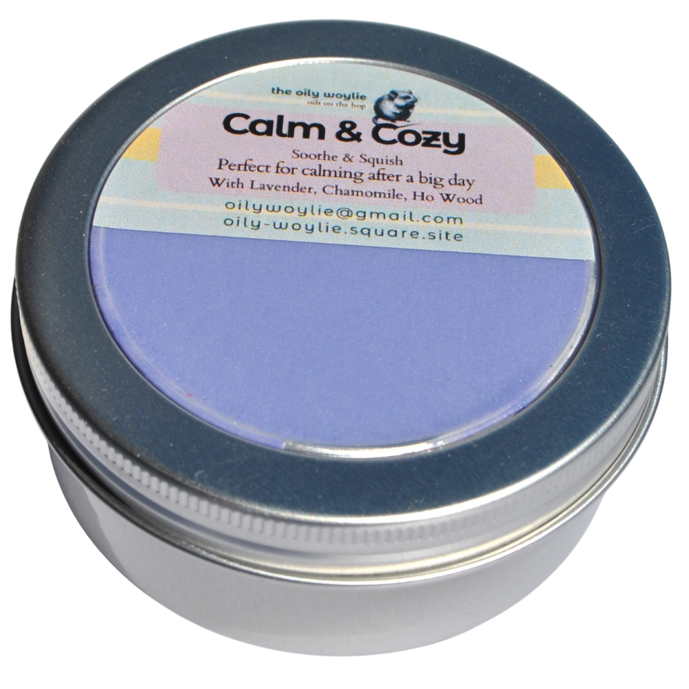 Fun sensory putty scented with calming essential oil blend for calming play.