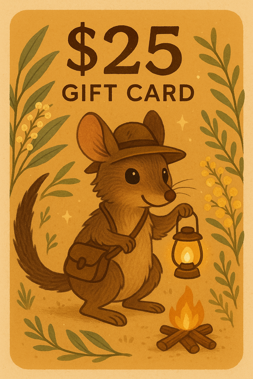 The Oily Woylie Gift Card – Bush-Magic Credit for Every Burrow