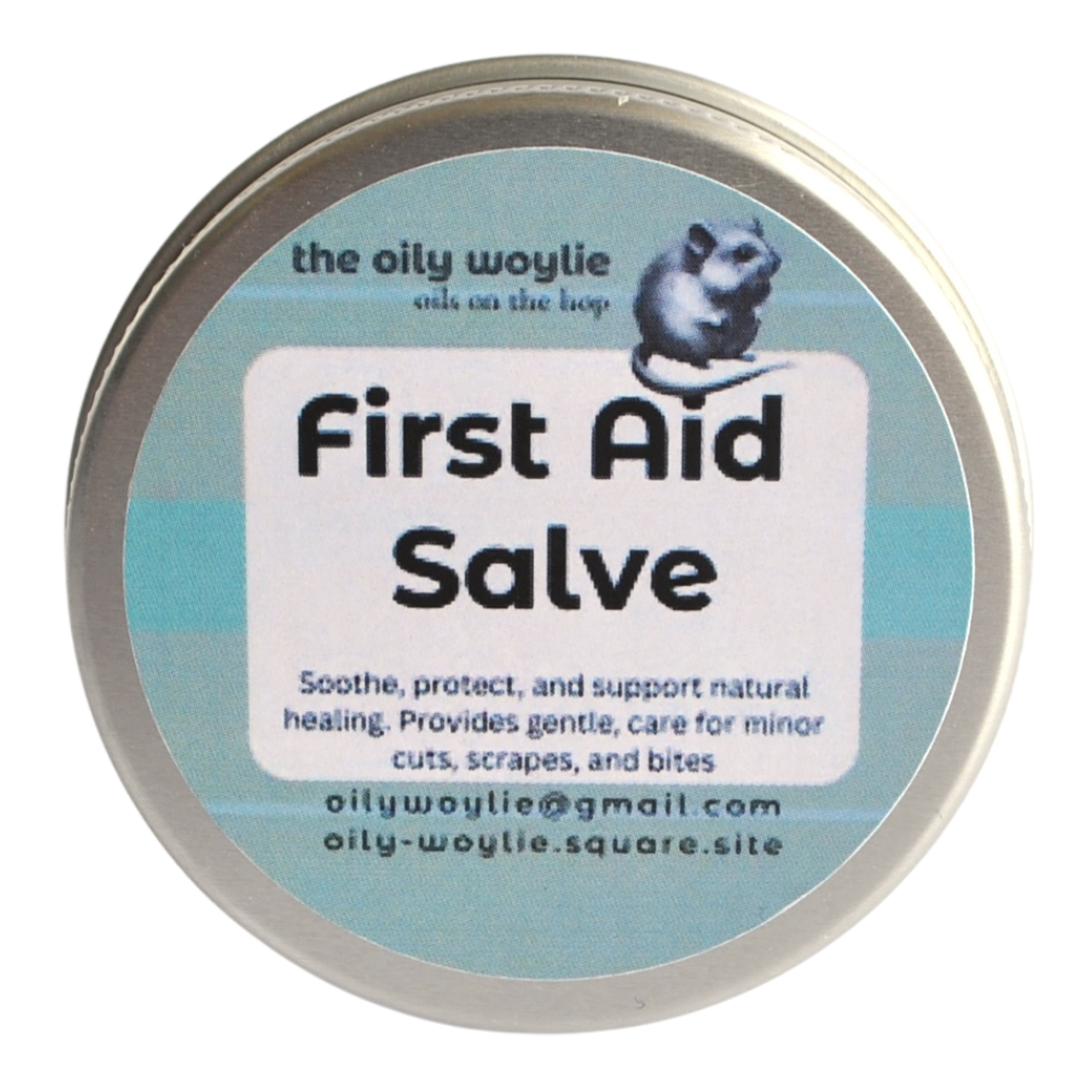 Healing salve with calendula and arnica to soothe cuts, bites, and bruises.