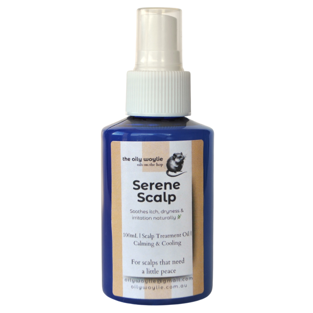 Soothing scalp treatment designed to calm irritation and promote scalp health.